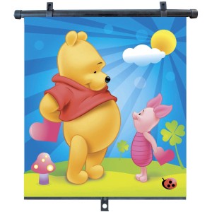 Parasole auto con Winnie the Pooh e Pimpi per interni auto.