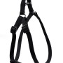 Pettorina per cani t.b.t. nera in nylon, regolabile.