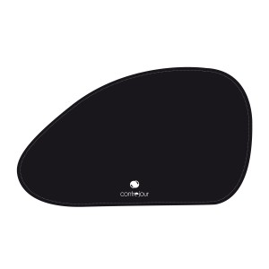 Parasole nero t.b.t. per finestrino auto, accessorio interno auto.