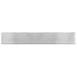 Binario per tende t.b.t. argento.