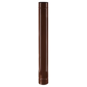 Tubo per stufa marrone per sistemi di scarico, categoria Fumisteria e accessori.