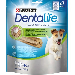 Purina Dentalife snack per cani di piccola taglia (7-12kg), 7 pezzi. Igiene orale per cani.