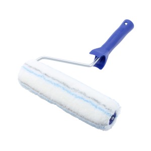Rullo per pittura acrilica LUX 25cm con impugnatura morbida imbottita per pareti e soffitti.