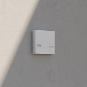 Interruttore crepuscolare Steinel NightmatiQ bianco per illuminazione automatica.