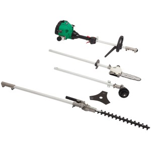 Set tagliasiepi a benzina 3in1 CMI: accessori tagliasiepi, potatore e decespugliatore.