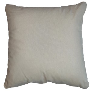 Cuscino da esterno quadrato color chiaro per giardino e terrazza.