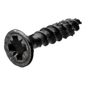 Viti per cerniere a molla acciaio nero opaco 35x16 mm