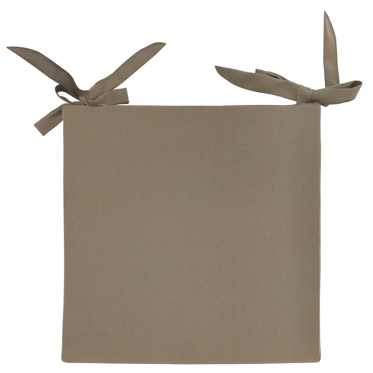 Cuscino da esterno t.b.t. color tortora con lacci.