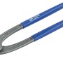 LUX Tenaglia per armature, 250 mm, con manico in plastica blu per torcere e tagliare fili.