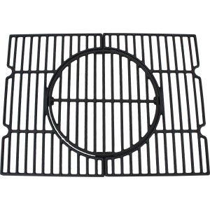 Griglia modulare Jamestown, 57x41cm, ghisa, per barbecue con griglia rotonda removibile.
