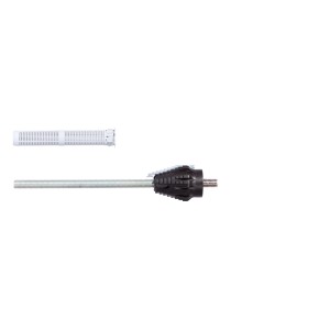 Set tasselli Fischer Thermax 12/110 con manicotto di ancoraggio, barra filettata e cono in plastica nero.