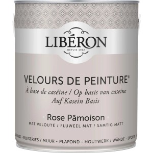 Idropittura lavabile Velours de Peinture Liberon Rose Pamoison 2,5 L