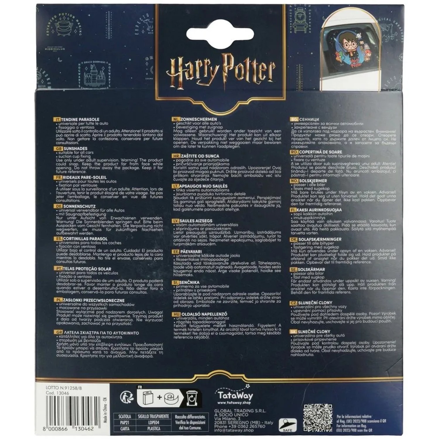 Coppia tendine laterali Harry Potter 44x35cm_5