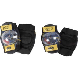 t.b.t. Set di ginocchiere e gomitiere con motivo Batman per bambini.