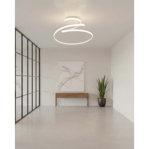 Plafoniera LED Viola 2200 lm 3000-6000K Ø 45x10,5 cm bianco