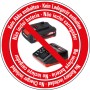 Simbolo: Nessuna batteria o caricabatterie inclusi con il miscelatore per malta e vernice Einhell Power X-Change.