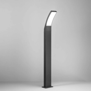 Paletto LED da esterno Intec Sail in alluminio antracite h 90 cm