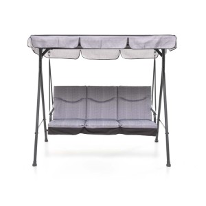 Altalena grigia Dondoli con tettuccio per 3 persone.