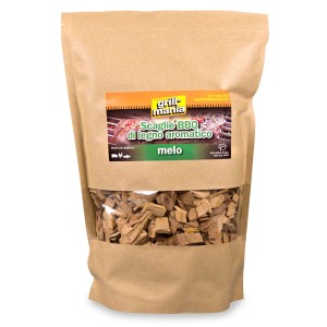 Trucioli di legno per barbecue 't.b.t.' in legno di melo per piatti aromatici.