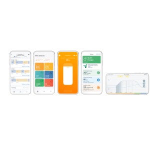 Screenshot dell'app tado° per il controllo del termostato smart per radiatori.