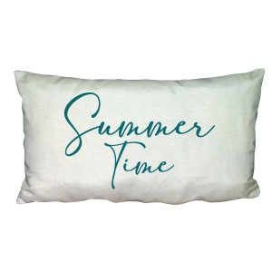 Cuscino decorativo con scritta "Summer Time", cuscino da esterno