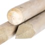 Pali in legno per recinzioni, naturali, appuntiti.
