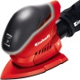 Einhell Multischleifer TH-OS 1016, levigatrice multifunzione rossa con sacchetto raccoglipolvere.