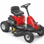 Trattorino tagliaerba Troy-Bilt Mini-Rider 60T-S con scarico laterale, rosso e nero.