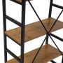 Scaffale in metallo e legno Achille 5 piani 60x28x151 cm_3