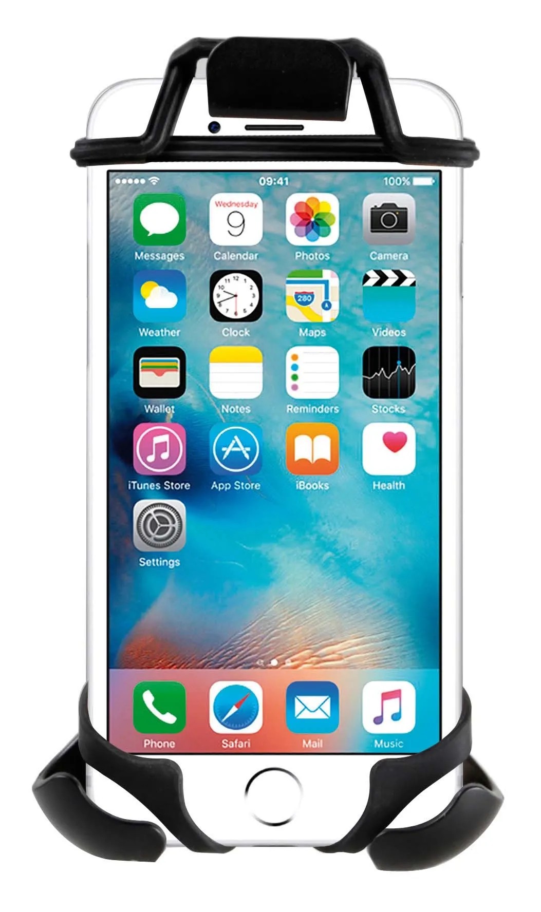 Opti Case Universal Smartphone-Halterung – Verstellbar, Mit Sicherheitskabel & Rutschfesten Einsätzen