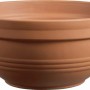 Ciotola per fiori t.b.t. in terracotta, a coste.