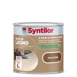 Pasta di legno 250 gr noce scuro