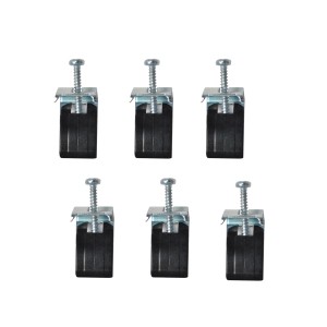 Sei clip di fissaggio t.b.t. per accessori lavello.