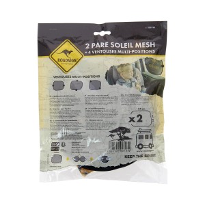Set di parasole per auto t.b.t., 2 pezzi con ventose per accessori interni auto.