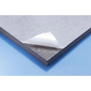 Tappetino isolante grigio autoadesivo per auto. Accessorio interno.