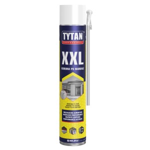 Bomboletta di schiuma PU Tytan XXL per montaggio e sigillatura.