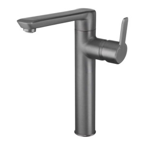 Miscelatore lavabo Rodas alto titanio H80 L270 P220 mm