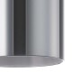 Lampadario a sospensione Eglo Selvino Ø10xH110 cm acciaio vetro nero_4