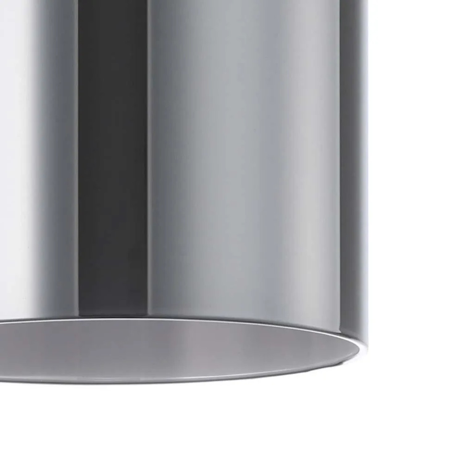 Lampadario a sospensione Eglo Selvino Ø10xH110 cm acciaio vetro nero_4