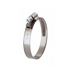 Fascetta stringitubo t.b.t. in metallo regolabile.