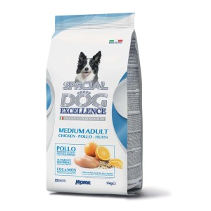 Confezione di cibo secco per cani Special Dog Excellence pollo per cani adulti di taglia media.