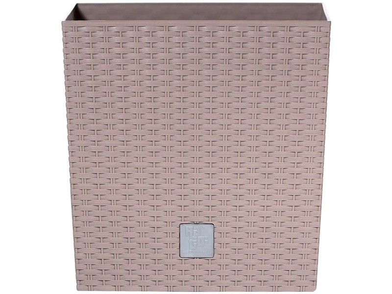 Prosperplast Tubus Slim Effect di plastica CON serbatoio colore Antracite, 28,6 (altezza) x 15 (larghezza) x 15 (profondità) cm | Leroy Merlin