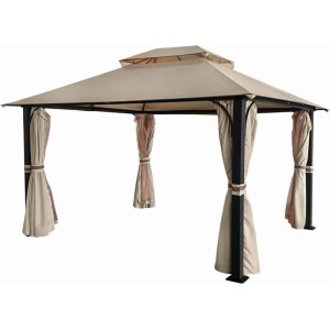 Gazebo in alluminio e poliestere Arcilla 330x400 cm
