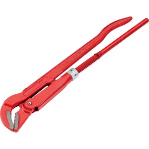 Chiave a tubo angolare rossa 1.5 per idraulica, lunghezza 430 mm.