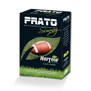 Confezione di semi per prato t.b.t. con motivo di football per un prato resistente.