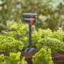 Irrigatore rettangolare Gardena OS 90v per irrigare fino a 90 m² in giardino.