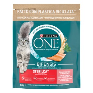 Purina ONE Sterilcat cibo secco per gatti sterilizzati con salmone.
