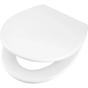 Copriwater baliv Deluxe Margat bianco opaco in Duroplast con chiusura ammortizzata.