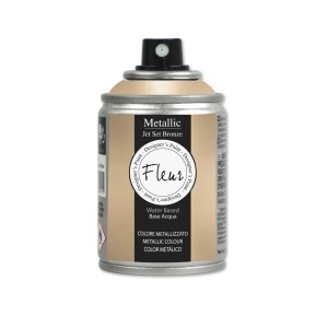 Vernice spray metallizzata bronzo di Fleur per progetti fai-da-te.
