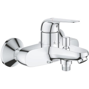 Miscelatore monocomando per vasca Grohe Swift, cromo, per montaggio a parete con deviatore per set doccia.